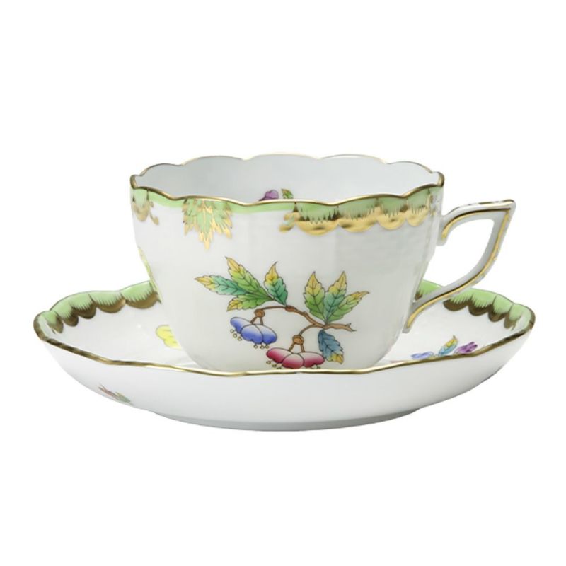 ヘレンド ヴィクトリア・ブーケ 00730-0-00 ティーカップ＆ソーサー（兼用） 200ml