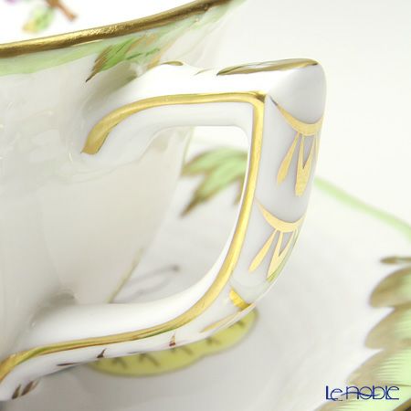 ヘレンド ヴィクトリア・ブーケ 00734-0-00 ティーカップ＆ソーサー（ロウ）