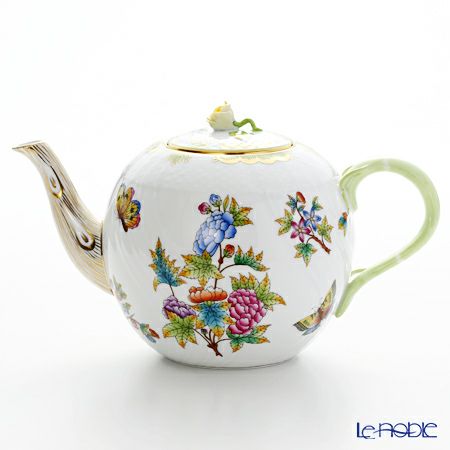 ヘレンド ヴィクトリア・ブーケ 01604-0-09 ティーポット（ローズ） 1800ml