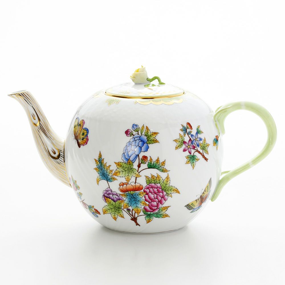 ヘレンド ヴィクトリア・ブーケ 01604-0-09 ティーポット（ローズ） 1800ml