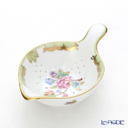 ヘレンド ヴィクトリア・ブーケ 02452／02451 ティーストレーナ／トレイ