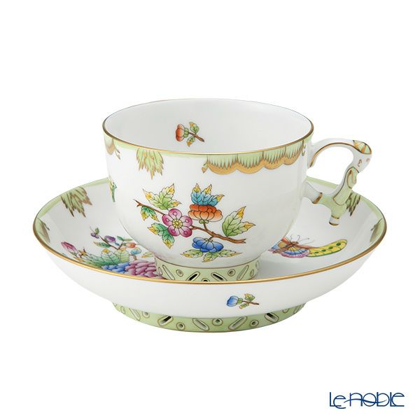 ヘレンド シノワズリ（中国趣味）ヴィクトリア・ブーケ 03364-0-21 マンダリン ラージカップ＆ソーサー