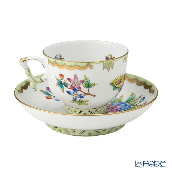 ヘレンド シノワズリ（中国趣味）ヴィクトリア・ブーケ 03364-0-21 マンダリン ラージカップ＆ソーサー