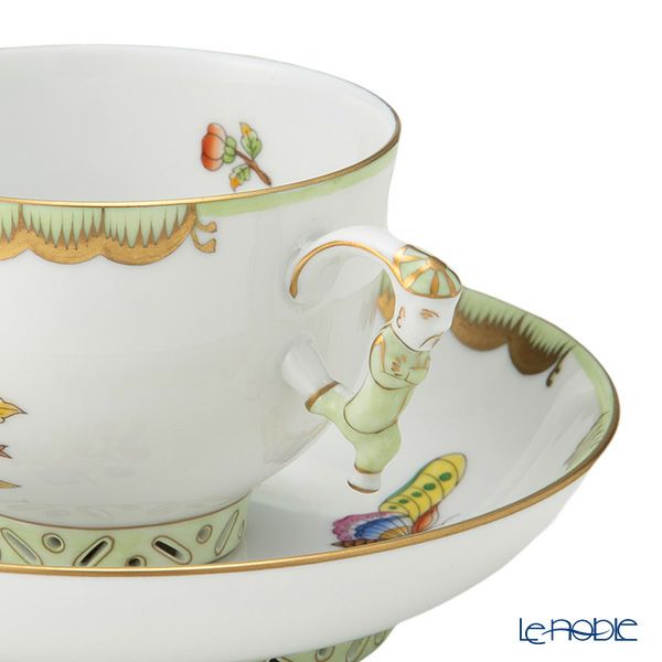 ヘレンド シノワズリ（中国趣味）ヴィクトリア・ブーケ 03364-0-21 マンダリン ラージカップ＆ソーサー