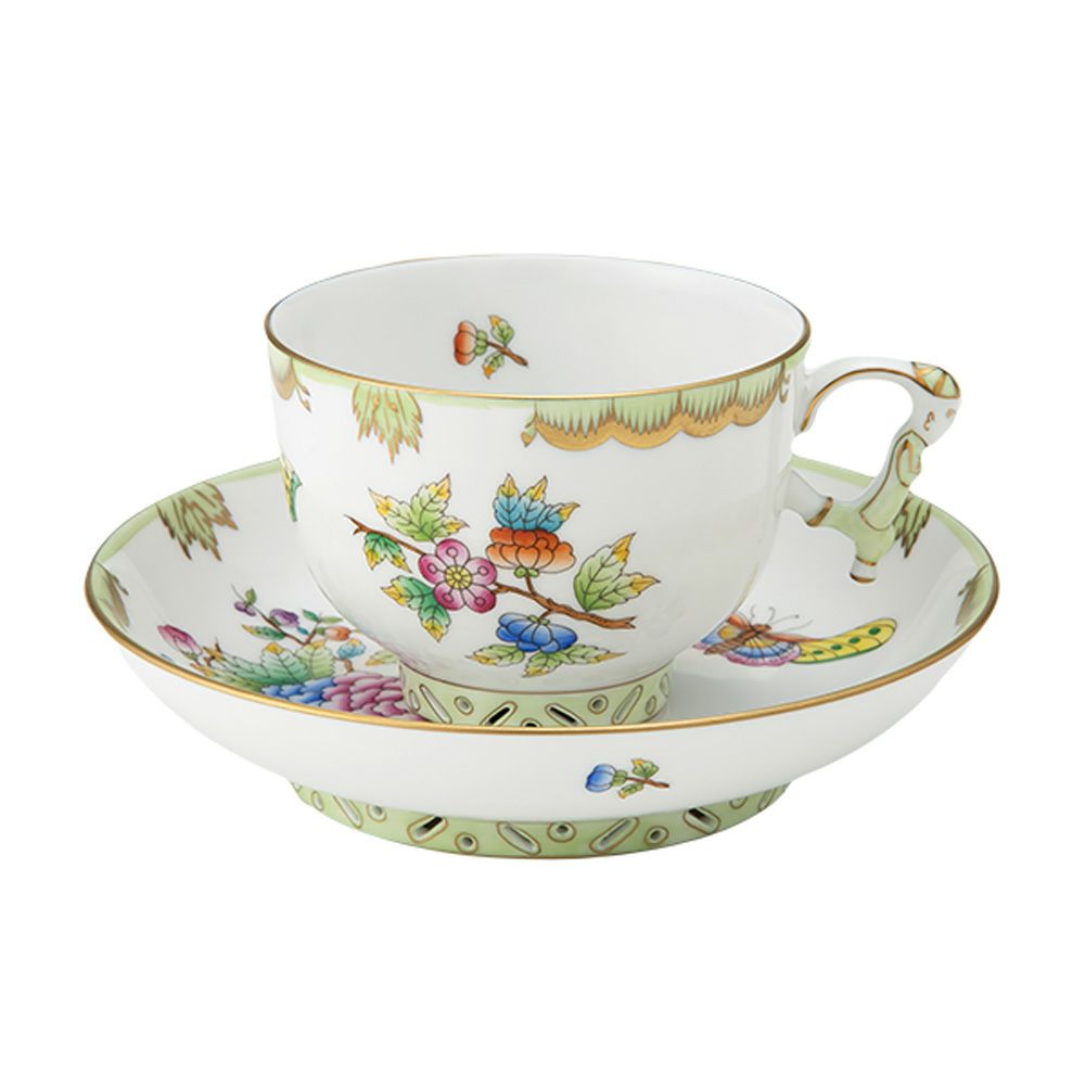 ヘレンド シノワズリ（中国趣味）ヴィクトリア・ブーケ 03364-0-21 マンダリン ラージカップ＆ソーサー