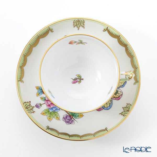 ヘレンド シノワズリ（中国趣味） ヴィクトリア・ブーケ 03371-0-21 マンダリン スモールカップ＆ソーサー