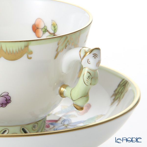 ヘレンド シノワズリ（中国趣味） ヴィクトリア・ブーケ 03371-0-21 マンダリン スモールカップ＆ソーサー