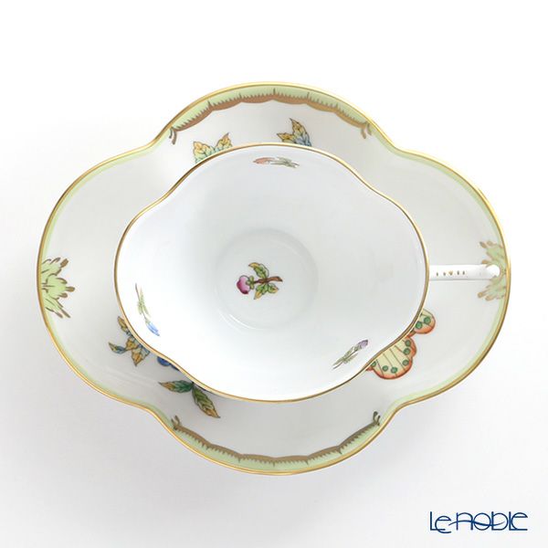 ヘレンド ヴィクトリア・ブーケ 04196-0-00 ティーカップ＆ソーサー 140ml