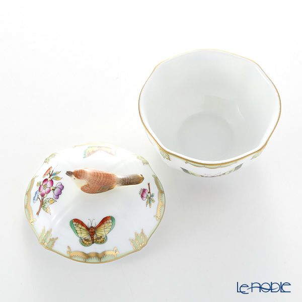 ヘレンド ヴィクトリア・ブーケ 04246-0-05 小物入れ（バード）