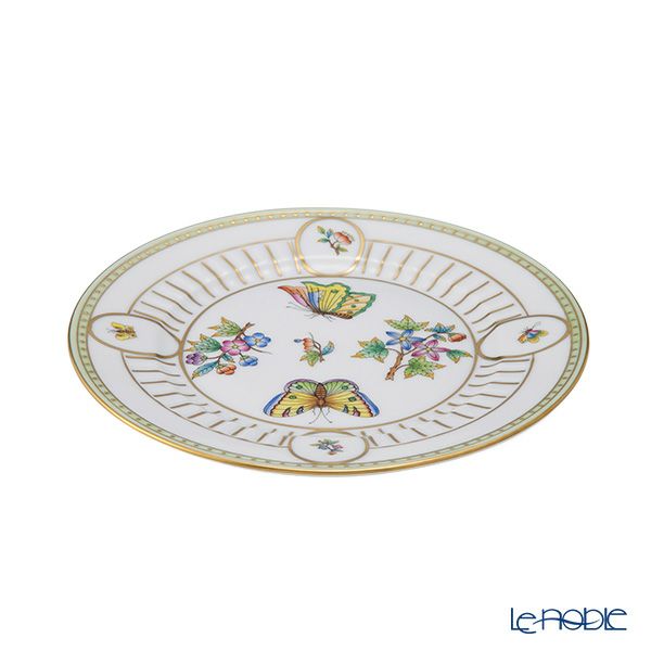 ヘレンド ヴィクトリア・ブーケ VBO アンピールデザートプレート 19.5cm 04463-0-00