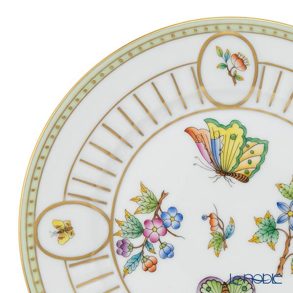 ヘレンド ヴィクトリア・ブーケ VBO アンピールデザートプレート 19.5cm 04463-0-00