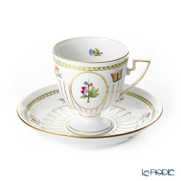 ヘレンド ヴィクトリア・ブーケ 04467-0-00 アンピール カップ＆ソーサー
