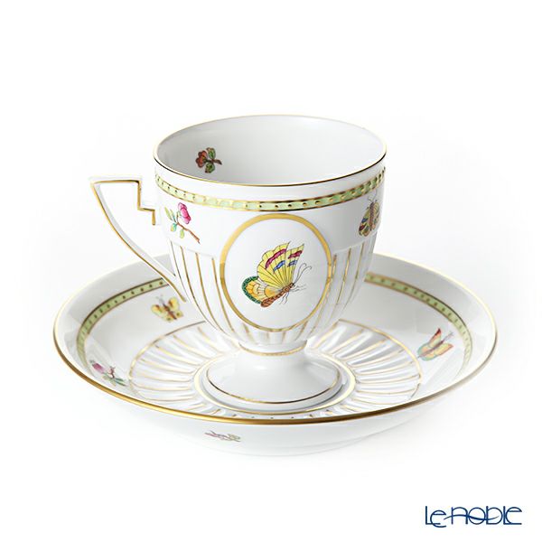 ヘレンド ヴィクトリア・ブーケ 04467-0-00 アンピール カップ＆ソーサー