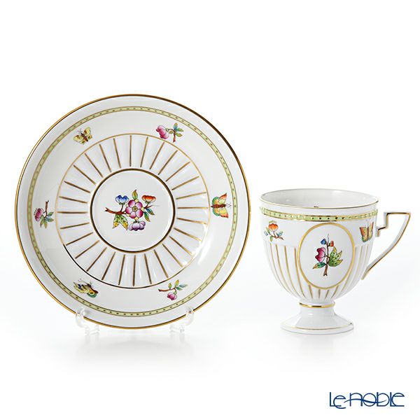 ヘレンド ヴィクトリア・ブーケ 04467-0-00 アンピール カップ＆ソーサー