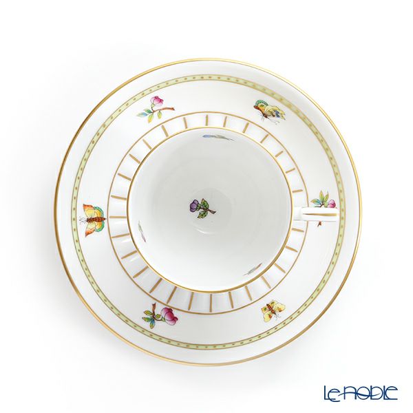 ヘレンド ヴィクトリア・ブーケ 04467-0-00 アンピール カップ＆ソーサー