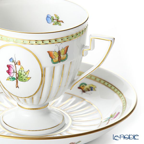 ヘレンド ヴィクトリア・ブーケ 04467-0-00 アンピール カップ＆ソーサー