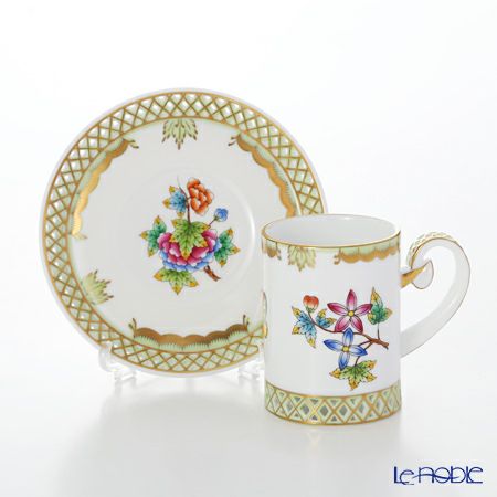 ヘレンド ヴィクトリア・ブーケ 04756-0-00 ティーカップ＆ソーサー 透かしレース 100ml