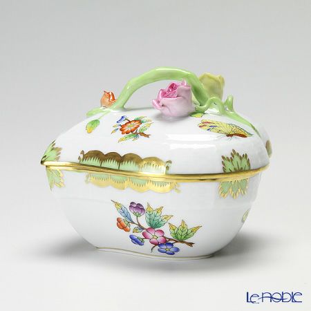 ヘレンド ヴィクトリア・ブーケ 06003-0-02 ハートボックス