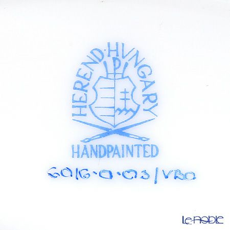 ヘレンド ヴィクトリア・ブーケ 06016-0-03 オーバルボックス（レモン）