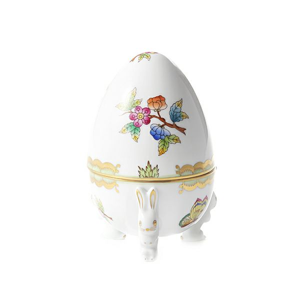 ヘレンド ヴィクトリア・ブーケ 06047-0-00 エッグボックス（ウサギ足）