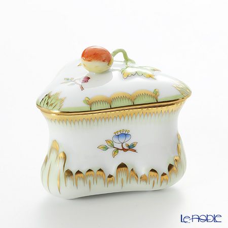 ヘレンド ヴィクトリア・ブーケ 06079-0-11 ボンボン入れ トライアングルストロベリー