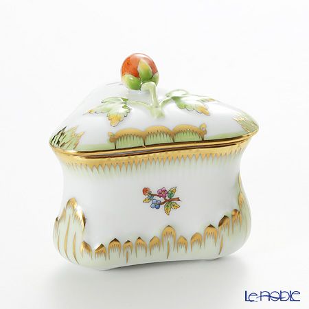 ヘレンド ヴィクトリア・ブーケ 06079-0-11 ボンボン入れ トライアングルストロベリー