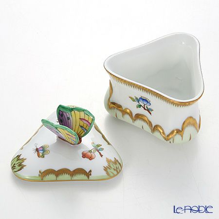 ヘレンド ヴィクトリア・ブーケ 06079-0-17 ボンボン入れトライアングルチョウ