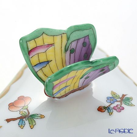 ヘレンド ヴィクトリア・ブーケ 06079-0-17 ボンボン入れトライアングルチョウ