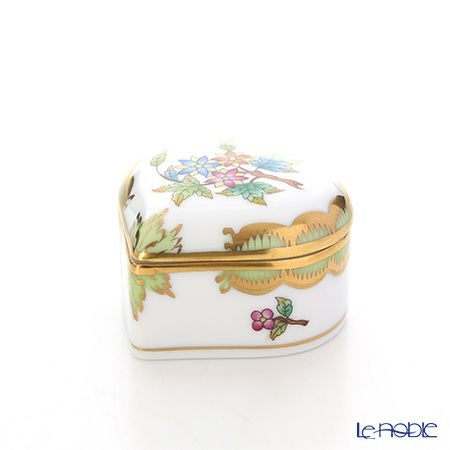 ヘレンド ヴィクトリア・ブーケ 06112-0-00 ハートボックス 5cm