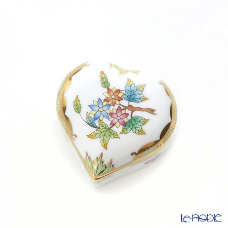 ヘレンド ヴィクトリア・ブーケ 06112-0-00 ハートボックス 5cm