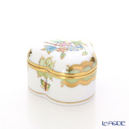 ヘレンド ヴィクトリア・ブーケ 06112-0-00 ハートボックス 5cm