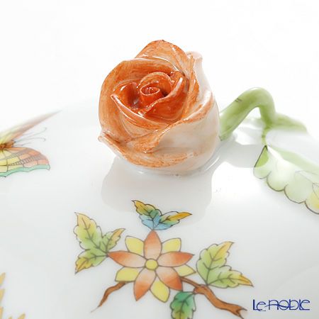 ヘレンド ヴィクトリア・ブーケ 06179-0-09 スクエアボックス（ローズ）