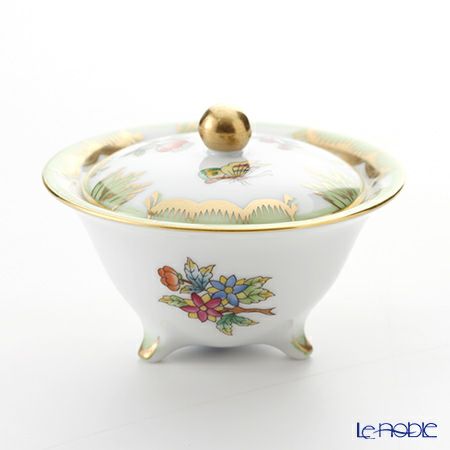 ヘレンド ヴィクトリア・ブーケ 06193-0-15 ボックス（蓋付） 5cm