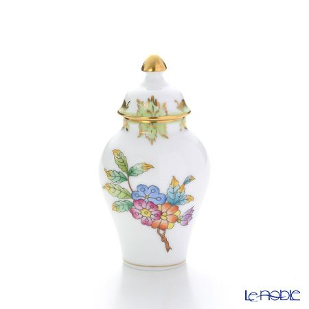 ヘレンド ヴィクトリア・ブーケ 06574-0-15 ベース（ふた付） 9cm