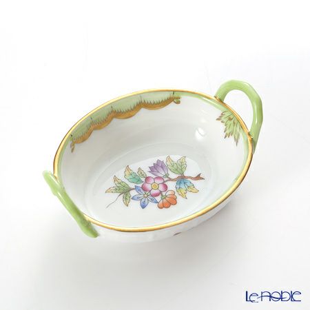 ヘレンド ヴィクトリア・ブーケ 07423-0-00 ハンドル付きリング入れ