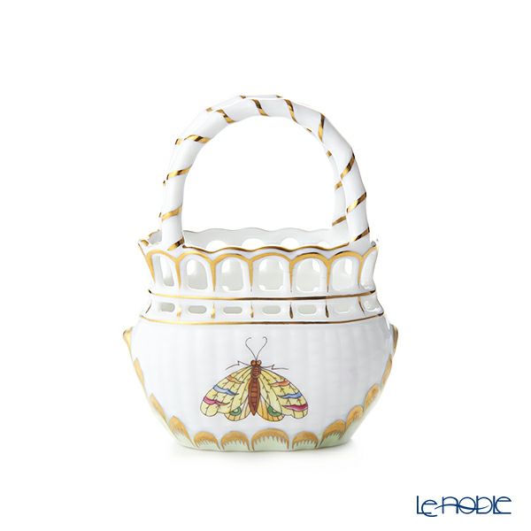 ヘレンド ヴィクトリア・ブーケ 07455-0-00 バスケット（オープンワーク）