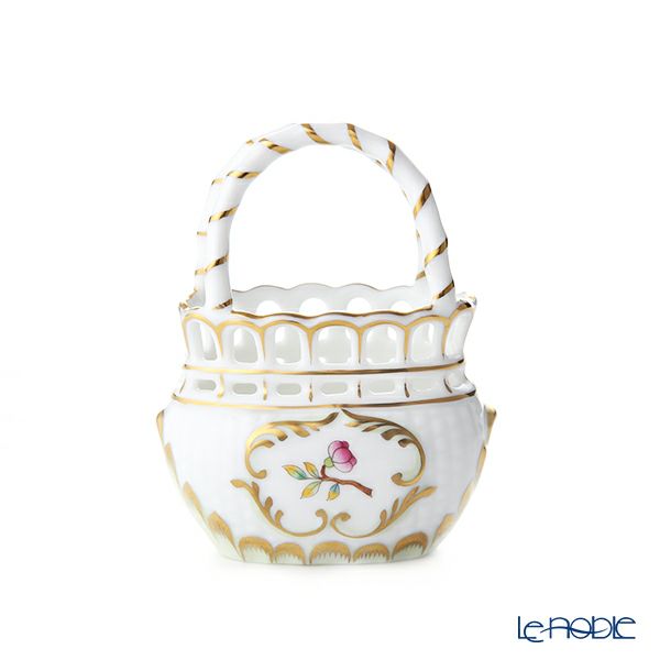 ヘレンド ヴィクトリア・ブーケ 07455-0-00 バスケット（オープンワーク）