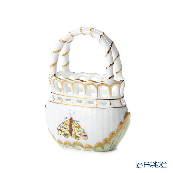 ヘレンド ヴィクトリア・ブーケ 07455-0-00 バスケット（オープンワーク）