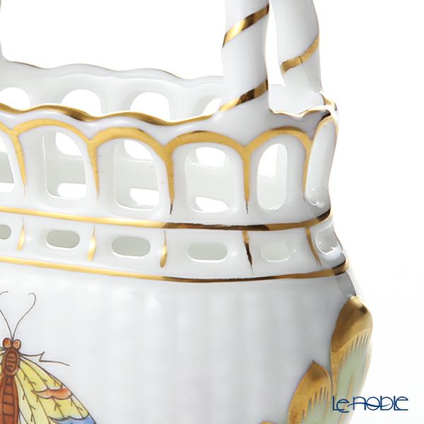 ヘレンド ヴィクトリア・ブーケ 07455-0-00 バスケット（オープンワーク）