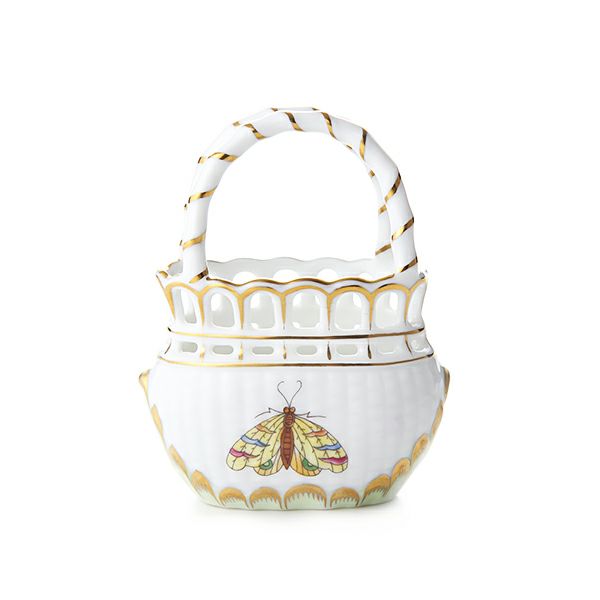 ヘレンド ヴィクトリア・ブーケ 07455-0-00 バスケット（オープンワーク）