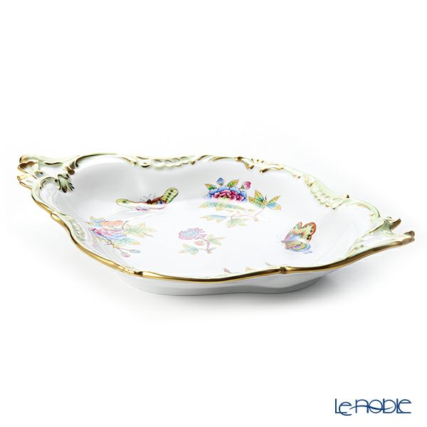 ヘレンド ヴィクトリア・ブーケ 07515-0-00 フルーツディッシュ 34.7cm