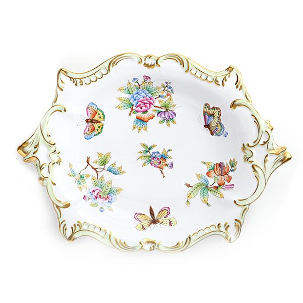 ヘレンド ヴィクトリア・ブーケ 07516-0-00 ディッシュ 32cm