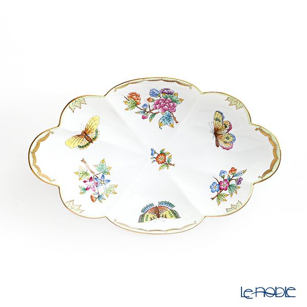 ヘレンド ヴィクトリア・ブーケ 07547-0-00 ディッシュ 23cm