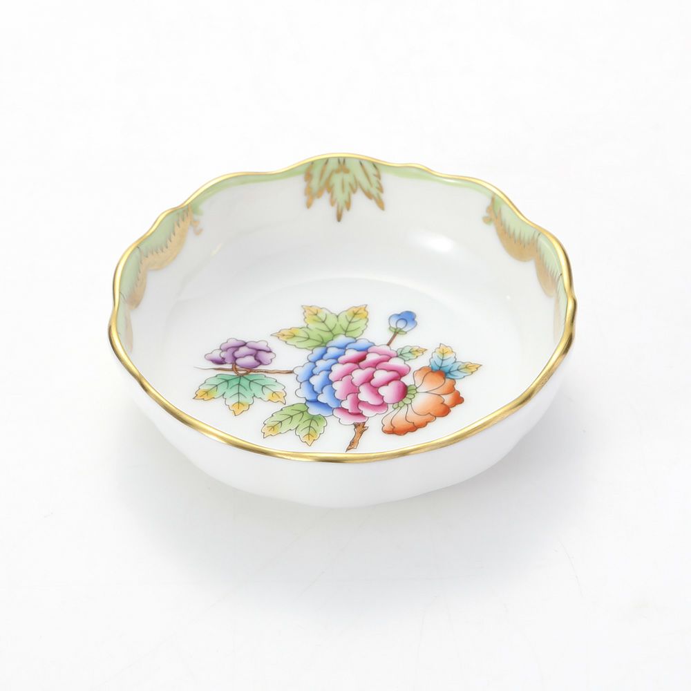 ヘレンド ヴィクトリア・ブーケ 07719-0-00 スモールディッシュ 8.5cm