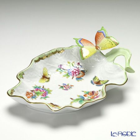 ヘレンド ヴィクトリア・ブーケ 07757-0-17 ディッシュ（バタフライ） 27cm