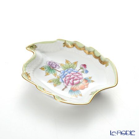 ヘレンド ヴィクトリア・ブーケ 07774-0-00 アッシュトレイ リーフ 12cm