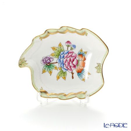 ヘレンド ヴィクトリア・ブーケ 07774-0-00 アッシュトレイ リーフ 12cm