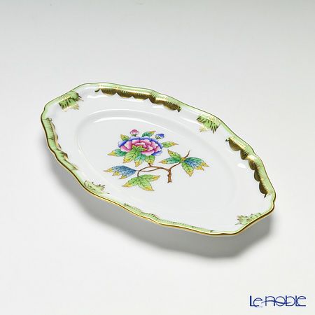 ヘレンド ヴィクトリア・ブーケ 07786-0-00 オーバルディッシュ 15cm