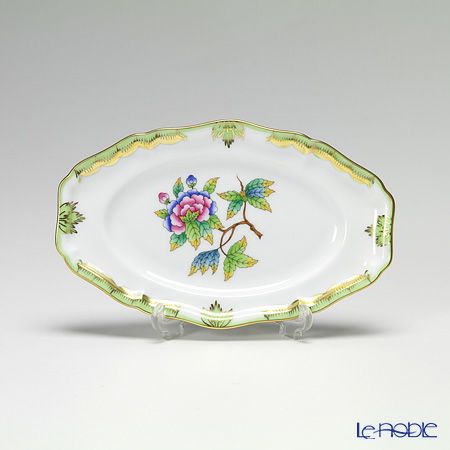 ヘレンド ヴィクトリア・ブーケ 07786-0-00 オーバルディッシュ 15cm