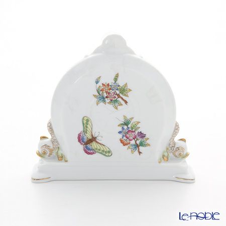 ヘレンド ヴィクトリア・ブーケ 08083-0-00 テーブルクロック 12.5cm